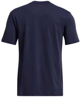 Under Armour Heren Under Armour Hw Armour Label T-shirt in blauw Navy