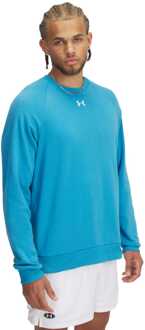 Under Armour Heren Under Armour Rival Fleece Crewneck Sweatshirt in Blauw