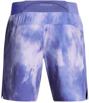 Under Armour Heren Under Armour UA Launch Pro 7 Inch Printed Shorts in paars - maat
