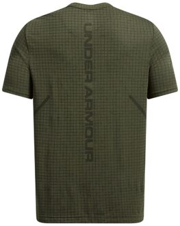Under Armour Heren Vanish Raster Naadloos T-Shirt (Groen)