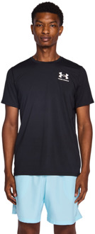 Under Armour Hg Fitted T-shirts Heren - Zwart - Maat M Black