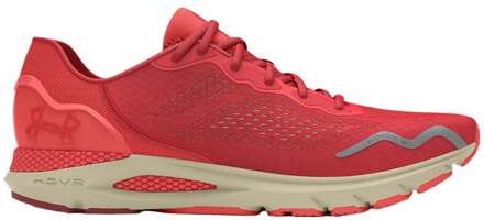 Under Armour HOVR Sonic 6 Neutrale Schoen Dames-Rood,Grijs - 38