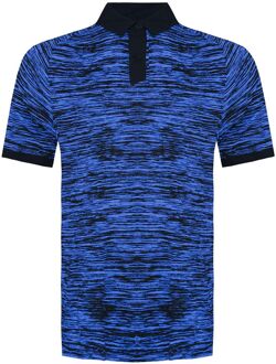 Under Armour Iso-Chill ABE Twist Heren Blauw/Zwart Poloshirt - maat M Zwart/blauw