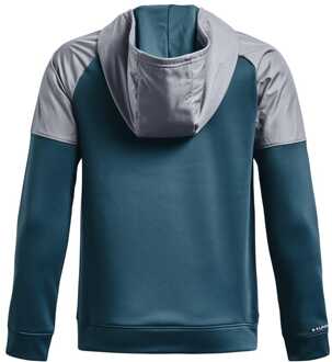 Under Armour Juniors Fleece Grid Full-Zip Top in blauw voor jongens - 11-12J / 146-152cm
