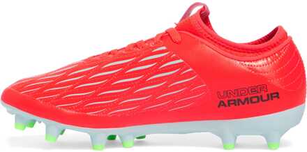 Under Armour Juniors Magnetico 4 Stevige Grond Voetbalschoenen voor jongens in Rood
