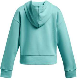Under Armour Juniors Rival Fleece Cropped Hoodie voor meisjes in Groen