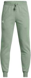 Under Armour Juniors Rival Fleece Joggers voor jongens in Groen