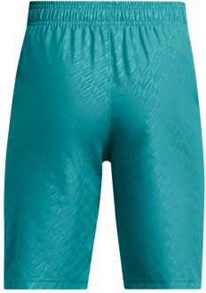 Under Armour Juniors Woven Emboss Short voor jongens in blauw - 11-12J / 146-152cm