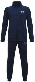 Under Armour Knit Trainingspak Jongens donkerblauw - S