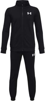 Under Armour Knit Trainingspak Jongens zwart - wit - S-128/140