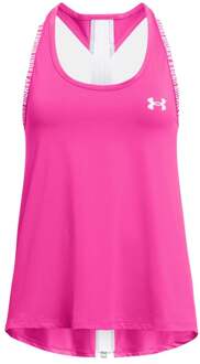 Under Armour Knockout Tanktop Meisjes-Pink - 140