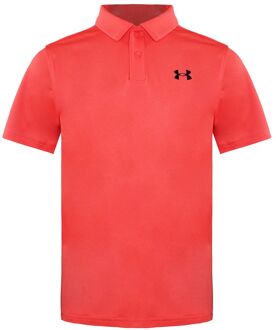 Under Armour Korte Mouw Kraag Rood Kids Performance Poloshirt 1364425 690