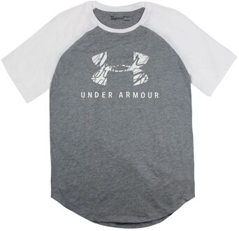 Under Armour Korte Mouw Ronde Hals Grijs Dames T-shirt 1344388 035 - S