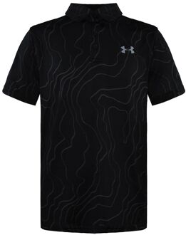 Under Armour Korte Mouw Zwart Gekraagd Kinder Playoff Poloshirt 1350170 001