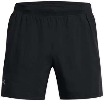 Under Armour Launch 5 Inch Hardloopshorts Heren-Zwart