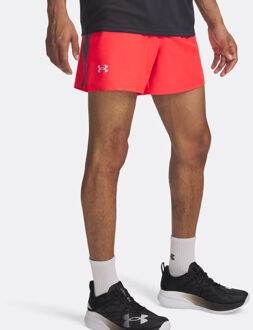 Under Armour Launch 5in Hardloopshorts Heren-Rood,Grijs - XL