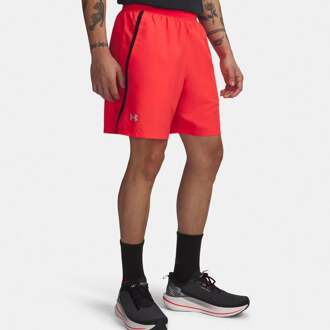 Under Armour Launch 7in  Hardloopshorts Heren-rood, zwart - XXL