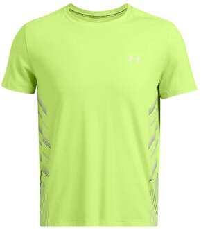 Under Armour Launch Elite Graphic Hardloopshirt Heren-Groen,Grijs - S
