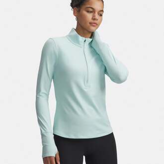 Under Armour Launch Pro Half Zip  Hardloopshirt Dames-mint, zilver - XS,S,M,L,XL