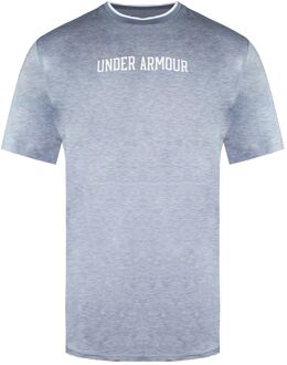 Under Armour Loose Fit Korte Mouw Crew Blauw Heren Recover T-shirt 1361756 420 - maat