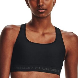 Under Armour Mid Crossback Sport Bra Blauw,Zwart,Wit,Versch.kleure/Patroon,Grijs,Roze - X-Small,Small,Medium,Large,X-Large
