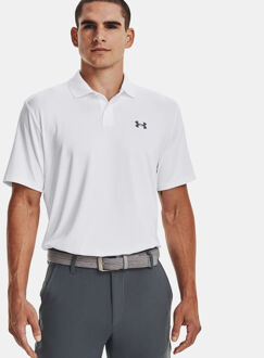 Under Armour Performance 3.0 Polo Heren wit - M