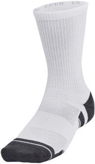 Under Armour Performance Tech Crew Sokken voor volwassenen (pak van 3) (Wit) - maat XL