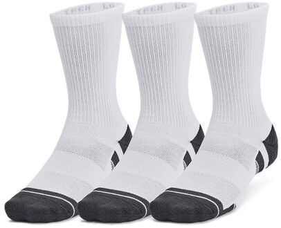 Under Armour Performance Tech Crew Sportsokken Verpakking 3 Stuks-Wit - 36.5-42