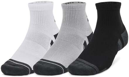Under Armour Performance Tech Quarter Tennissokken Verpakking 3 Stuks-Grijs,Veelkleurig - 47.5-50.5