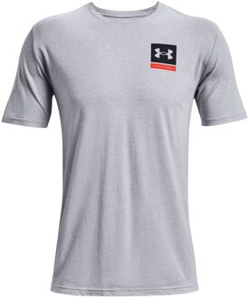 Under Armour Photoreal Heren Grijs T-Shirt - maat S