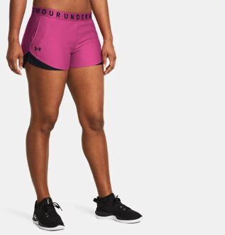 Under Armour Play up shorts 3.0-pnk 1344552-686 Roze - L