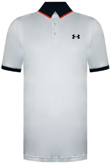 Under Armour Playoff 2.0 Heren Wit Piqué Poloshirt