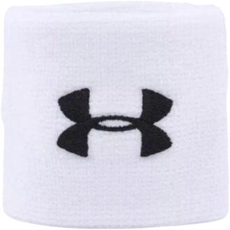 Under Armour Prestatie polsbandje (set van 2) Wit - One size
