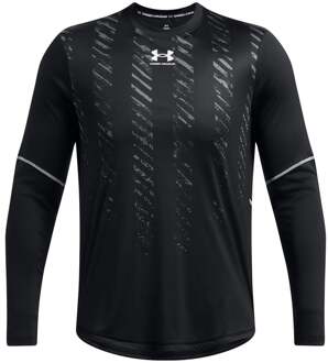 Under Armour Pro Jersey Longsleeve Heren-Zwart - S
