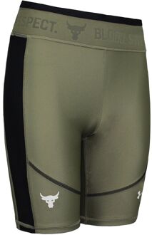 Under Armour Project Rock Dames Groen Fietsshort
