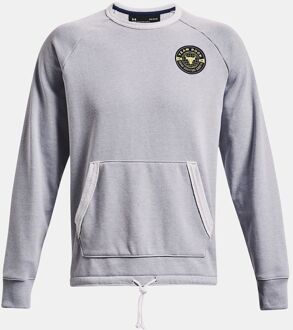 Under Armour Project Rock Heren Grijs Zwaargewicht Terry Sweater - M