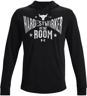 Under Armour Project Rock Heren Zwart Terry Hoodie - S