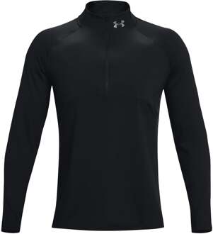 Under Armour Qualifier 2.0 1/2 Zip Longsleeve Heren-Zwart - S,M,L,XL,XXL