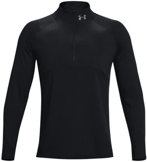 Under Armour Qualifier 2.0 1/2 Zip Longsleeve Heren-Zwart - XXL