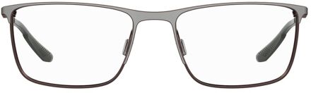 Under Armour Rechthoekige Montuur Bril Grijs