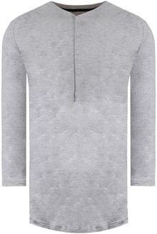 Under Armour Recovery Sleepwear Heren Grijs Henley Top