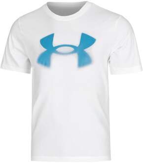 Under Armour Reflective Big Logo T-shirt Heren-Wit - M