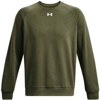 Under Armour Rival Crew Sweatshirt Heren donkergroen - M