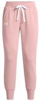 Under Armour Rival Dames Licht Roze Trainingsbroek Lichtroze