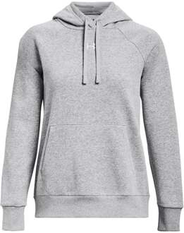 Under Armour Rival Fleece Hoodie Dames licht grijs - M