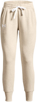 Under Armour Rival Fleece Joggers Joggingbroek Dames S/36 Beige