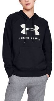 Under Armour Rival Fleece Sportstyle Hoodie * Actie * Zwart,Rood - Medium