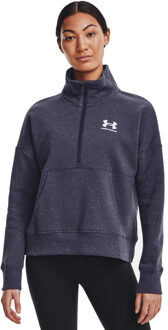 Under Armour Rival Fleece Sportsweater Dames M/38 Antraciet