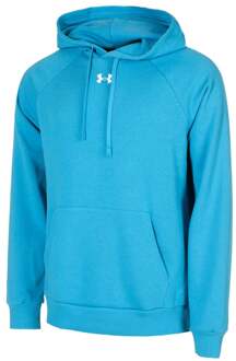Under Armour Rival Fleece Sweater Met Capuchon Heren-Turkoois - L,XXL