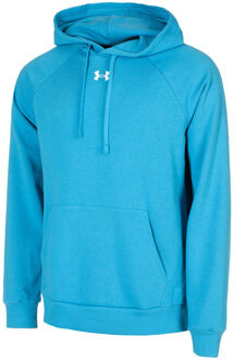 Under Armour Rival Fleece Sweater Met Capuchon Heren-Turkoois - XXL